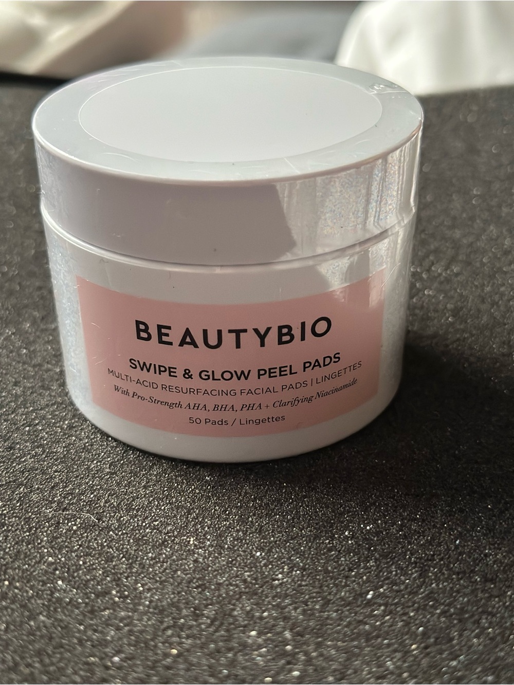 Beauty Bio Swipe & Glow Peel Pads – Pink Resurfacing Facial Pads NEW SEALED
